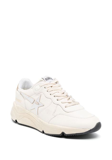 white and silver calf leather Running Sole sneakers  GOLDEN GOOSE | GWF00215-F00473710358